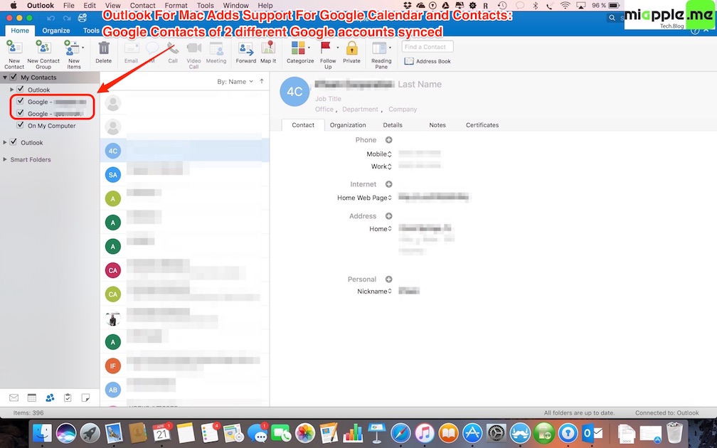 Outlook 2016 for mac comments 2016